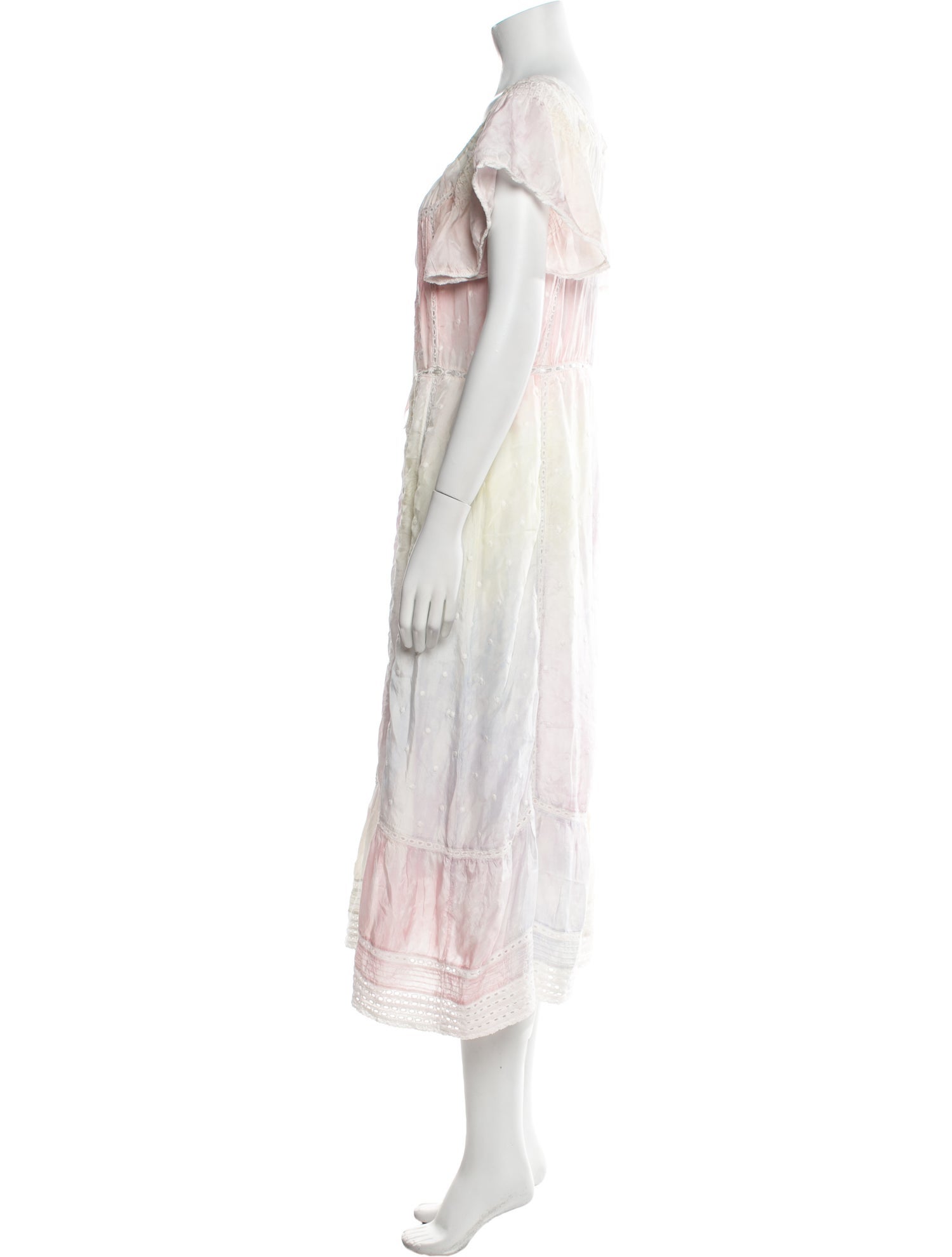 LoveShackFancy Silk Long Dress